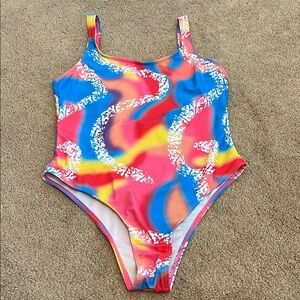 Women’s Neon Swimwear with matching shorts